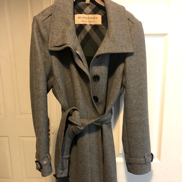 Burberry Gibbsmoore Wool Blend Coat - Picture 2 of 8